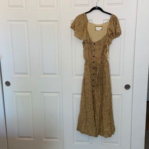 Anthropologie Leopard Print Dress